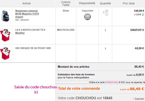 Coupons darty animation nespresso